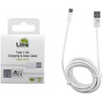 Lime Successories Lime Type C Usb 6.0A ��������-Data 2m L02 WHITE