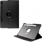 Volte-Tel ���� Samsung T730 Tab S7 FE/T970 Tab S7+/X800 Tab S8+ 12.4'' Leather Book Rotating Stand BLACK