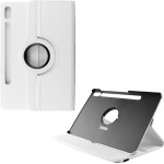 Volte-Tel ���� Samsung T730 Tab S7 FE/T970 Tab S7+/X800 Tab S8+ 12.4'' Leather Book Rotating Stand WHITE - (5205308277481)