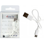 Volte-Tel Micro Usb Devices - Usb ��������� 1.5A 0.22m WHITE - (5205308242687)