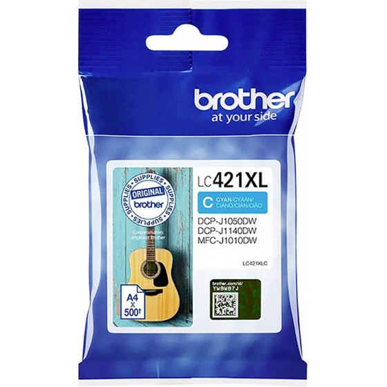 Brother ������ Inkjet LC-421C Xl Cyan - (LC421XLC)