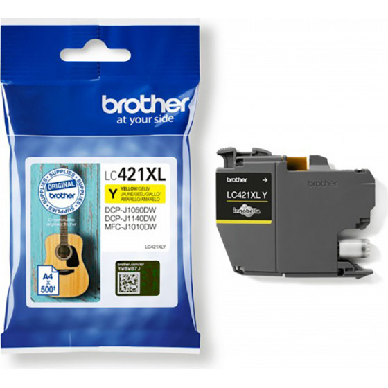 Brother ������ Inkjet LC421 Xlyellow - (LC421XLY)