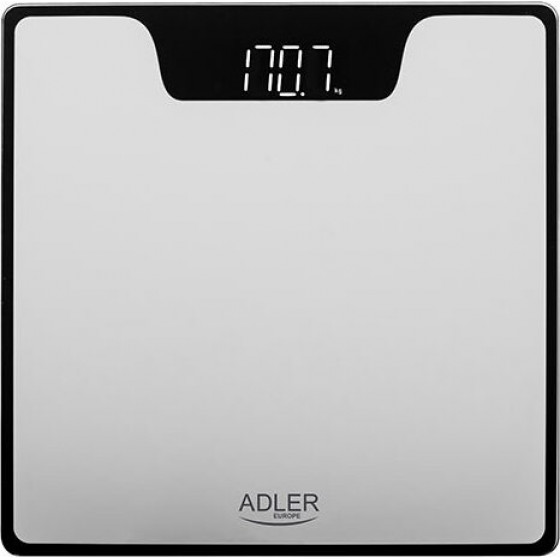 Adler Bathroom Scale With Led Display Silver - (AD8174S)