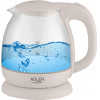 Adler Electric Glass Kettle 1L Cream - (AD1283C)