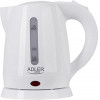 Adler Plastic Kettle 1L White - (AD1272)