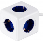 GloboStar Travel Powercube Pro Certified ��������� 5 ������ �� 1.5m K������ - 5 ������ ��������� Childproof Eu Schuko Ac 220-240V �7.5 x �11.5 x �7.5 - ����� �� ���� - Max Load 3680W/16A - (79646)
