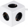 GloboStar Travel Powercube Pro Certified ��������� 5 ������ �� 1.5m K������ - 5 ������ ��������� Childproof Eu Schuko Ac 220-240V �7.5 x �7.5 x �7.5 - ����� �� ���� - Max Load 3680W/16A - (79644)