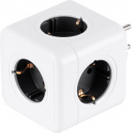 GloboStar Travel Powercube Pro Certified ��������� 5 ������ �� 5 ������ ��������� Childproof Eu Schuko Ac 220-240V �7.5 x �11.5 x �7.5 - ����� �� ���� - Max Load 3680W/16A - (79627)