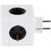 GloboStar Travel Powercube Pro Certified ��������� 5 ������ �� 5 ������ ��������� Childproof Eu Schuko Ac 220-240V �7.5 x �11.5 x �7.5 - ����� �� ���� - Max Load 3680W/16A - (79627)