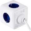 GloboStar Travel Powercube Pro Certified ��������� 6 ������ �� 1.5m K������ - 4 ������ ��������� Childproof Eu Schuko Ac 220-240V & 2 ������ Usb Max 2.1A/Dc 5V �7.5 x �7.5 x �7.5 - ����� �� ���� - Max Load 3680W/16A - (79643)