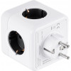 GloboStar Travel Powercube Pro Certified ��������� 6 ������ �� 4 ������ ��������� Childproof Eu Schuko Ac 220-240V & 2 ������ Usb Max 2.1A/Dc 5V �7.5 x �11.5 x �7.5 - ����� �� ���� - Max Load 3680W/16A - (79633)