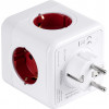GloboStar Travel Powercube Pro Certified ��������� 6 ������ �� 4 ������ ��������� Childproof Eu Schuko Ac 220-240V & 2 ������ Usb Max 2.1A/Dc 5V �7.5 x �11.5 x �7.5 - ����� �� ������� - Max Load 3680W/16A - (79634)