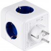 GloboStar Travel Powercube Pro Certified ��������� 6 ������ �� 4 ������ ��������� Childproof Eu Schuko Ac 220-240V & 2 ������ Usb Max 2.1A/Dc 5V �7.5 x �11.5 x �7.5 - ����� �� ���� - Max Load 3680W/16A - (79638)