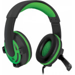 Defender Warhead G-300 Stereo Headphones Jack 3.5mm 2.5m Green - (64128)