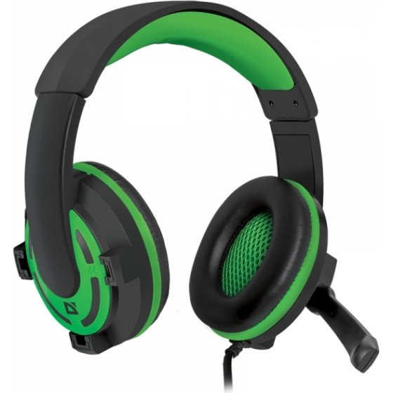 Defender Warhead G-300 Stereo Headphones Jack 3.5mm 2.5m Green - (64128)