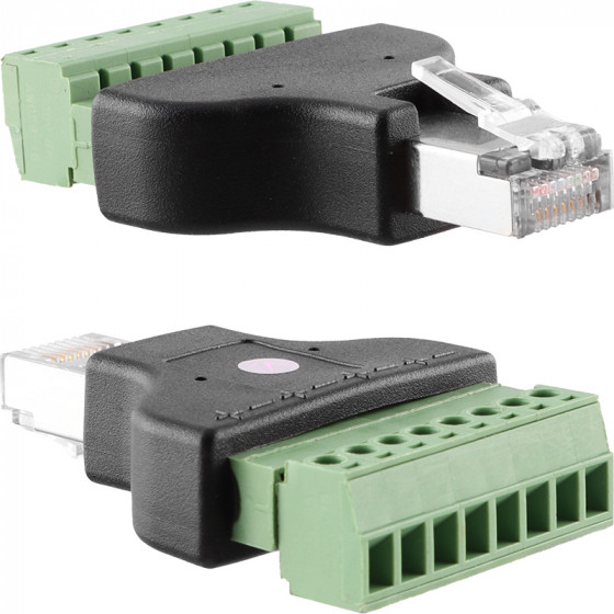 Volte-Tel ���������� RJ45 8P8C (��������) �� ���������� ����� �� ����� 8 Pin ����� - (5205308310423)