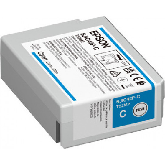 Epson Cyan Crtr Colorworks C4000E - (C13T52M240)