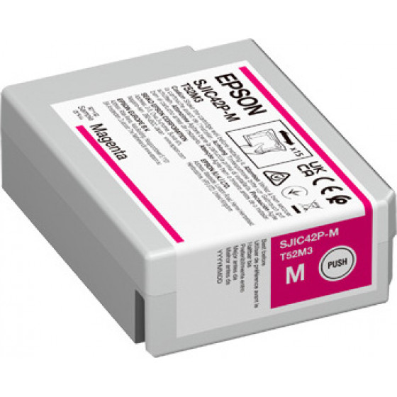 Epson Magenta Crtr Clrworks C4000E - (C13T52M340)