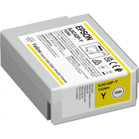 Epson Yellow Crtr Colorworks C4000E - (C13T52M440)