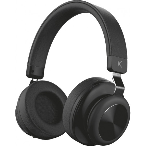 Ksix Bluetooth Universal Retro Headphones Black - (BXAUHBT01)