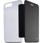 Ksix Book Iphone 7 / 8 / Se (2020) Slim Trans Black - (B0935FU24)