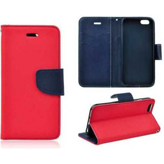 NetOne Alcatel Pixi 3 (3,5) - ���� Fancy Diary Book Style ��������� Kokkinh - ���� - (MFD41602R-N2)