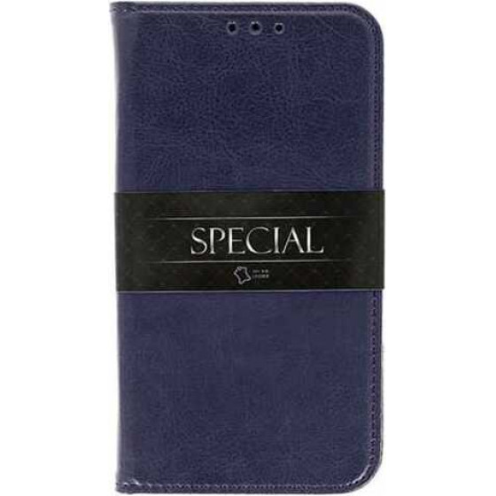 NetOne Apple Iphone 11 - ���� Book Style Italian Leather ��������� ���� - (MA41120B-BL1)