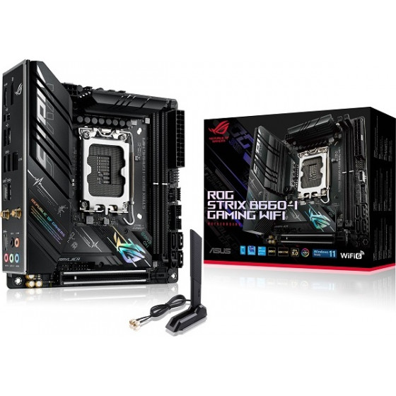 Asus Motherboard Rog Strix B660-I Gaming WIFI, Itx - (90MB19C0-M0EAY0)