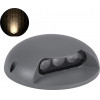 GloboStar STEP-Luna ����������� ��������� ����������� - ��������� Led 3W 330lm 10� Dc 24V ��������� IP65 �12 x �3cm ����� ����� 3000K - ���� ������� - 3 Years Warranty - (90622)