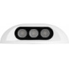 GloboStar STEP-Luna ����������� ��������� ����������� - ��������� Led 3W 345lm 10� Dc 24V ��������� IP65 �12 x �3cm ������ ����� 4500K - ����� - 3 Years Warranty - (90620)