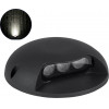GloboStar STEP-Luna ����������� ��������� ����������� - ��������� Led 3W 345lm 10� Dc 24V ��������� IP65 �12 x �3cm ������ ����� 4500K - ����� - 3 Years Warranty - (90617)