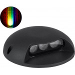 GloboStar STEP-Luna ����������� ��������� ����������� - ��������� Led 6W 600lm 10� Dc 24V ��������� IP65 �12 x �3cm ��������� Rgb DMX512 - ����� - 3 Years Warranty - (90618)