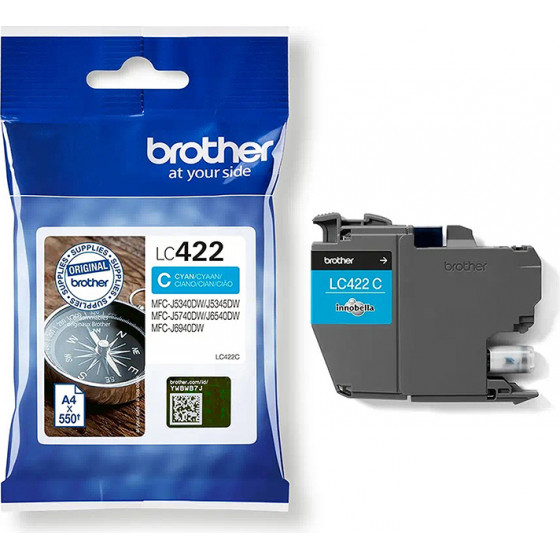 Brother ������ Inkjet Lc Cyan Cartridge - (LC422C)