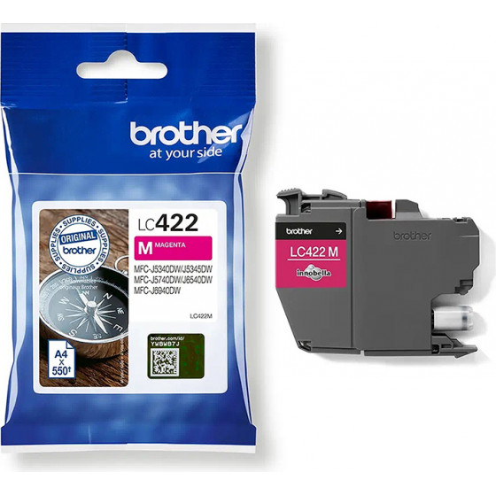 Brother ������ Inkjet Lc Magenta Cartridge - (LC422M)