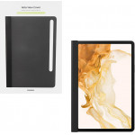 Samsung ���� T730 Tab S7 FE/T970 Tab S7+/X800 Tab S8+ 12.4'' Note View Cover Flip Black Packing Or - (EF-ZX800PBEGEU)