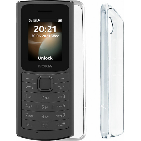Volte-Tel ���� Nokia 110 4G 1.8'' Slimcolor Air Tpu ������� - (5205308312618)