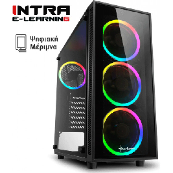 Intra Ic Pc E-Learning & Joy 11, Intel Core i5 10400F, 8GB DDR4 3200MHz, Nvidia Vga GTX1660 6GB GDDR6, 480GB SSD, Lan GB, Wireless & BLUETOOTH, Midi TOWER, 600W PSU, Ms WIN10 HOME, 2YW. - (�����00063342)