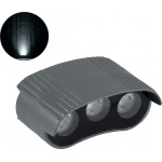 GloboStar TREELIGHT-Zina ����� ����� �������� Wall Washer ��� ���� - ������ Led 3W 345lm 30� Dc 24V ��������� IP65 �9 x �6.5 x �4cm ������ ����� 4500K - ���� ������� - 3 Years Warranty - (90688)