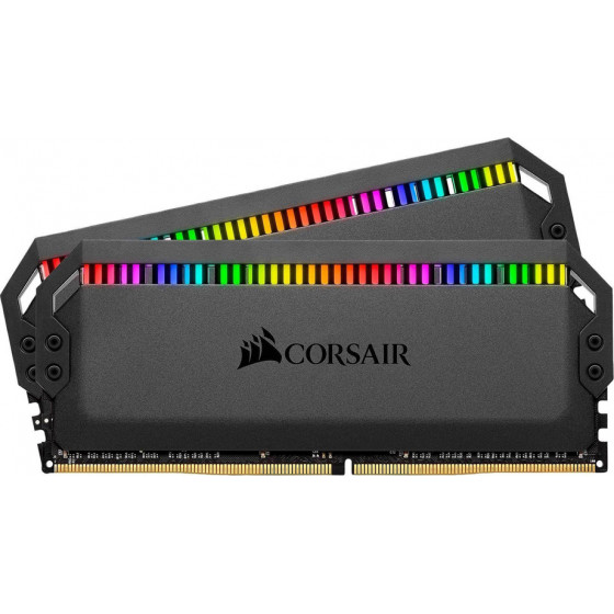 Corsair DOMINATOR(R) Platinum Rgb 16GB (2 x 8GB) DDR4 Dram 4000MHz C19 Memory Kit -- White - (CMT16GX4M2K4000C19)