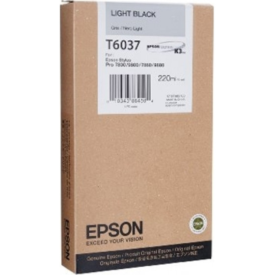 Epson ������ Inkjet T6037 Light Black - (C13T603700)