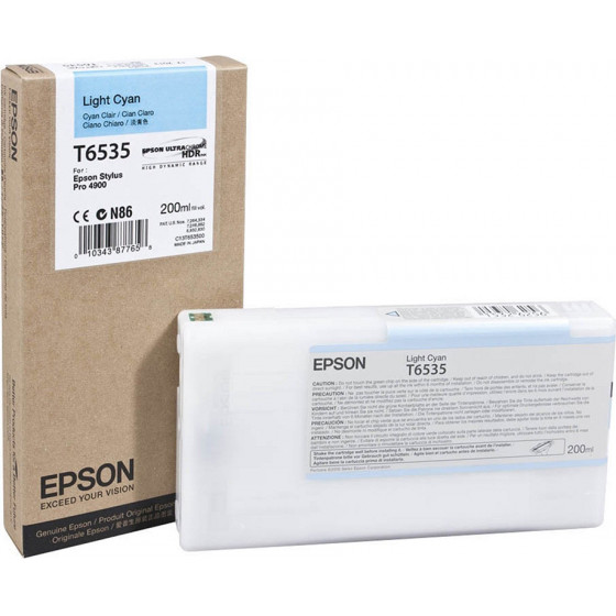 Epson ������ Inkjet T6535 Cyan - (C13T653500)