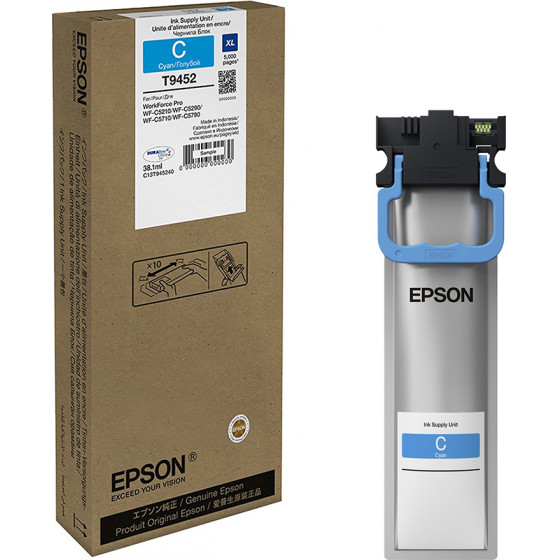 Epson ������ Inkjet T9452 Cyan - (C13T945240)