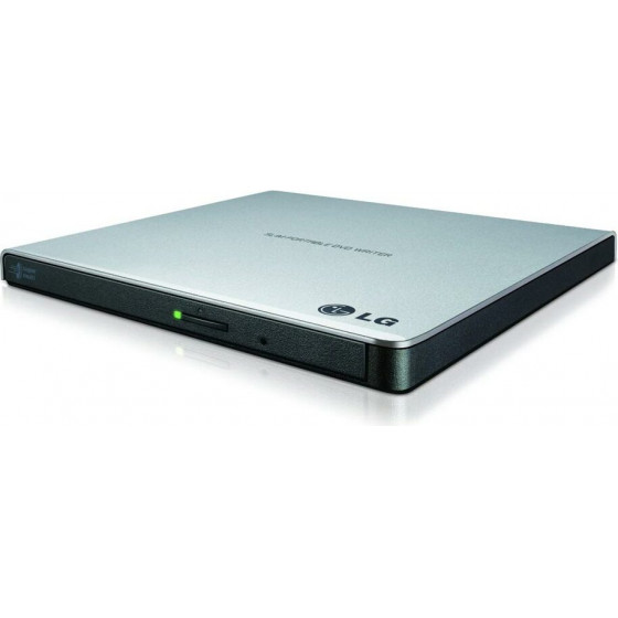 LG H-L Ds External DVD-Rw Recorder Slim Silver - (GP57ES40.AHLE10B)