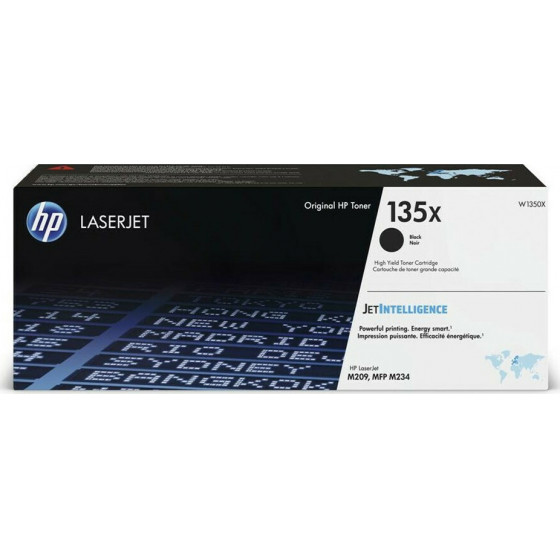 HP 135X Laserjet Black Toner (2.4k) - (W1350X)