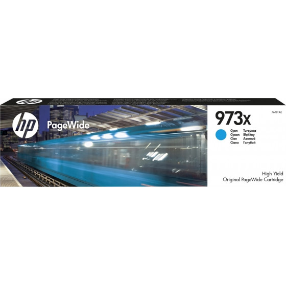 HP ������ Inkjet 973X Cyan Hc - (F6T81AE)