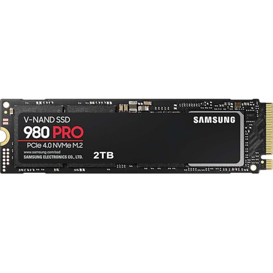 Samsung ������ Ssd 980 Pro Nvme M.2 2TB - (MZ-V8P2T0BW)