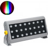 GloboStar FLOOD-Hena ��������� Wall Washer ��� ������� ������� Led 48W 4800lm 30� Dc 24V ��������� IP65 �39 x �6 x �17cm ��������� Rgb DMX512 - ����� - 3 Years Warranty - (90643)