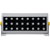 GloboStar FLOOD-Hena ��������� Wall Washer ��� ������� ������� Led 48W 4800lm 30� Dc 24V ��������� IP65 �39 x �6 x �17cm ��������� Rgb DMX512 - ����� - 3 Years Warranty - (90643)