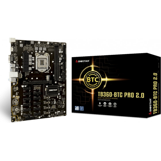 Biostar TB360 Btc Pro Motherboard (1151) (BIO-TB360-BTCPRO2) - (BIO-TB360-Btc PRO2)