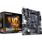 Gigabyte Motherboard AM4 (rev. 1.0) - (B450M H)